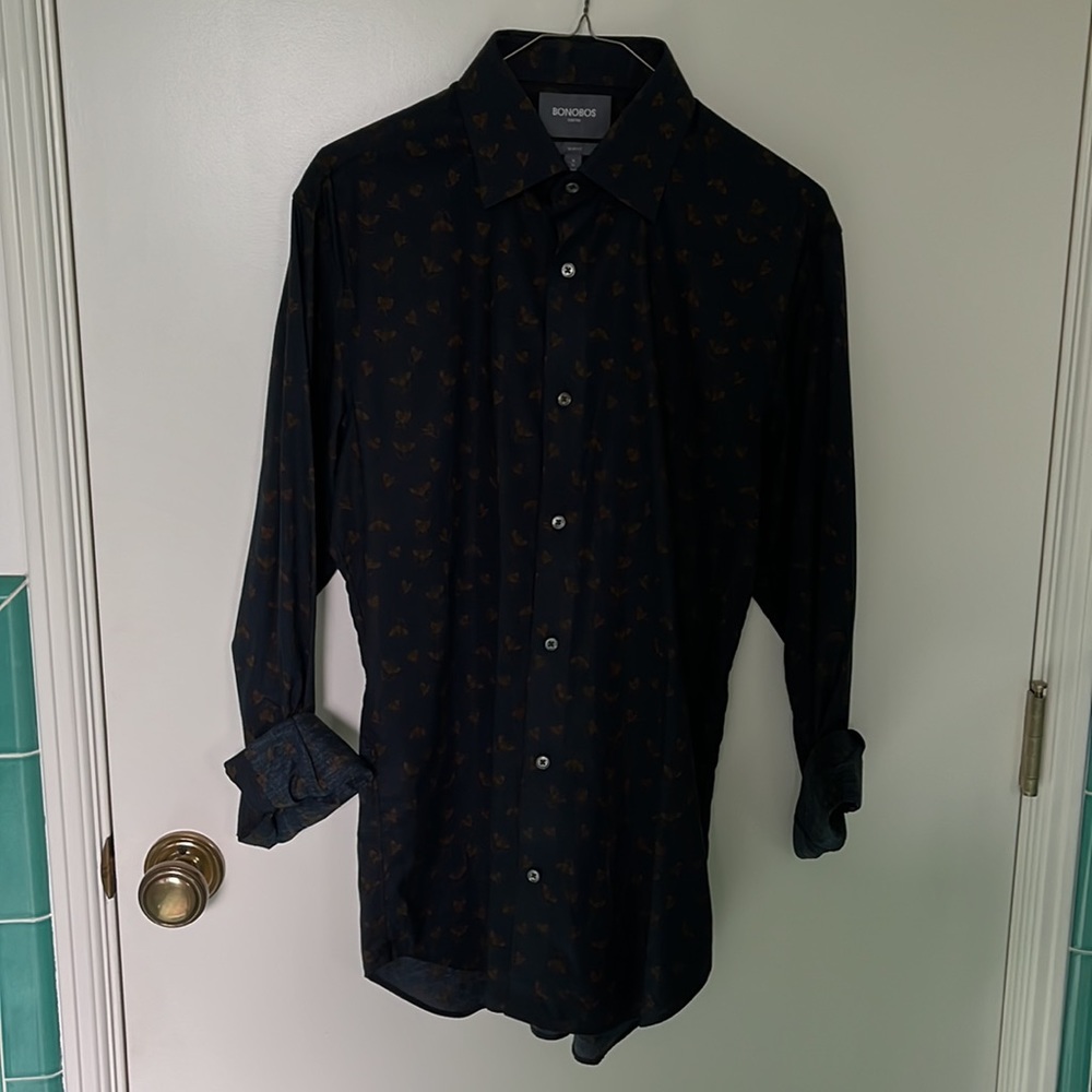 Bonobos Print Button Down Shirt - image 2
